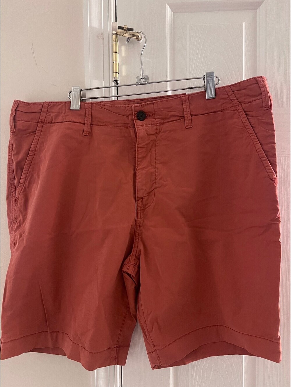 Men's Lucky Brand Rust Red One of a Kind Shorts sz 38